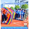 5PCS Teamwork Games Playing Run Mat Kids Adult Teamwork Outdoor Carnival Field Day Fun Running Game with Storage Bag (Size : Kids-8M//26FT) view 2