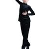 Libaobaoyo Boys Kids Latin Dance Top Pants Ballroom Dancewear Modern Long Sleeve 2-Piece Set Outfits (8-9 Years) view 3
