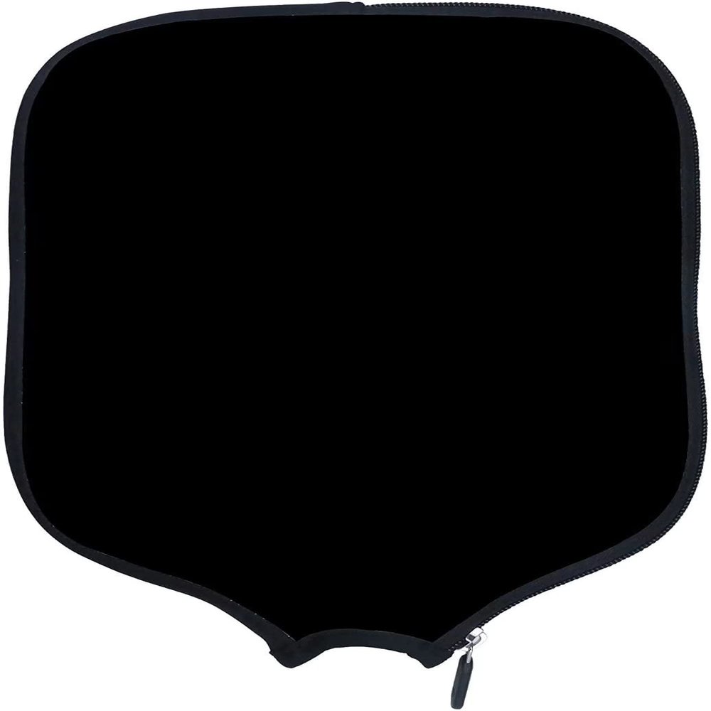 DUNHUANG Custom Pickleball Paddle Cover - Fits Most Paddles, Rackets, 8.5x11.5 inches, Black, 1PCS