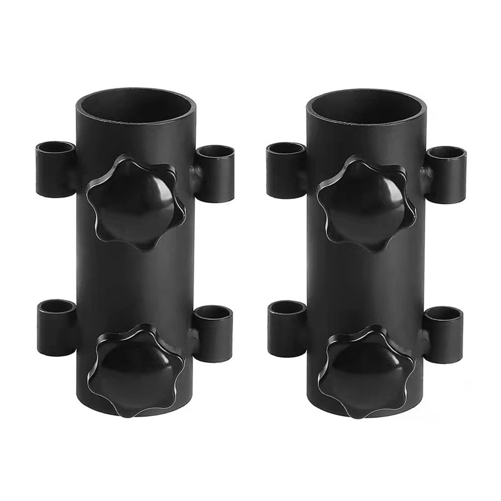 Noneea 2-Pack Tent Holder Camping Tent Pole Holder, Portable Tent Holder Tube Outdoor Reinforced Windproof Shade, Tarp Pole Holder for Camping, Fishing, Hiking