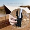 Noneea 2-Pack Tent Holder Camping Tent Pole Holder, Portable Tent Holder Tube Outdoor Reinforced Windproof Shade, Tarp Pole Holder for Camping, Fishing, Hiking view 3