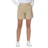 BASSDASH Womens 7 Fishing Shorts UPF 50+ Water Resistant Quick Dry Lightweight Hiking Cargo Shorts with Pockets FP03W Khaki view 3