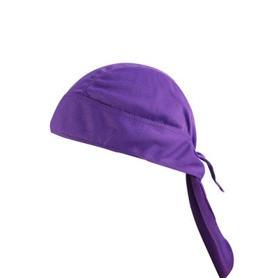 Cycling Running Pirate Bandana Sweat Wicking Beanie Under Helmet Dew Rags Skull Hat Quickly Dry Sun UV Protection Headscarf Headwrap for Men Women Sports Purple