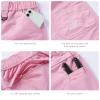 BASSDASH Womens 7 Fishing Shorts UPF 50+ Water Resistant Quick Dry Lightweight Hiking Cargo Shorts with Pockets FP03W Pink view 4
