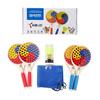 Two-Handed Racquet Sport Taegeukminton Set (Grip Color Randomly) - Handmade, Durable, Badminton, Brain Activation, Body Balance, Eco-Friendly Material, Made in Korea view 1