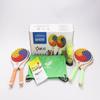 Two-Handed Racquet Sport Taegeukminton Set (Grip Color Randomly) - Handmade, Durable, Badminton, Brain Activation, Body Balance, Eco-Friendly Material, Made in Korea view 2