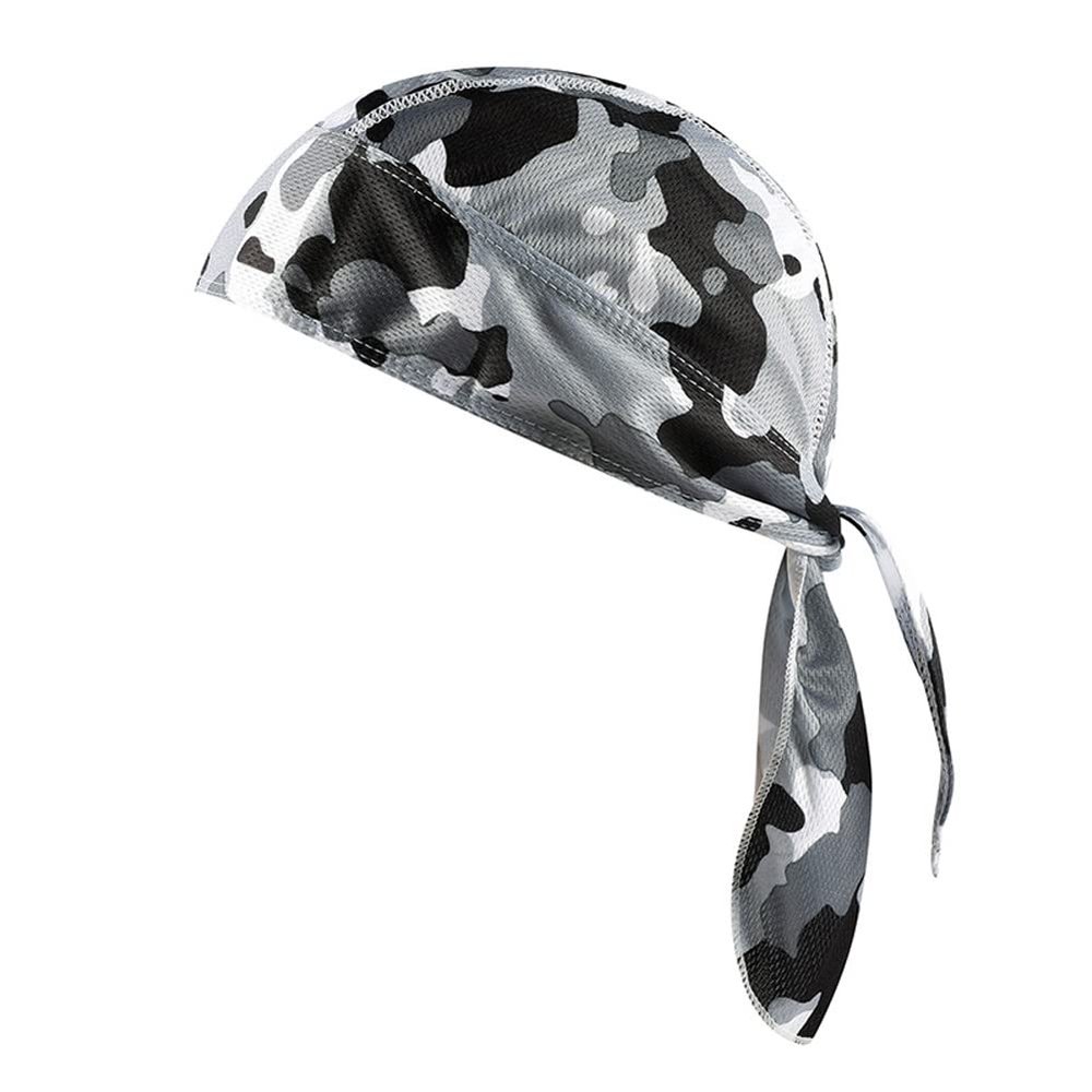Cycling Running Pirate Bandana Sweat Wicking Beanie Under Helmet Dew Rags Skull Hat Quickly Dry Sun UV Protection Headscarf Headwrap for Men Women Sports