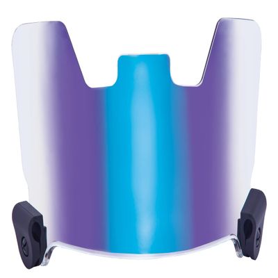Unique Sports Clear View Football Helmet Eye Shield, Blue
