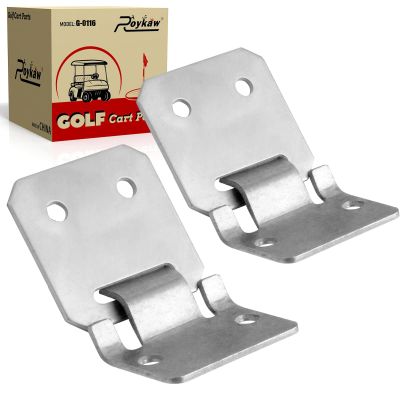 Roykaw Club Car DS Seat Hinge Plate Male & Female Kit for 1979-up Gas/Electric Golf Cart Models, Replaces OEM # 1012412, 1011652