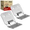 Roykaw Club Car DS Seat Hinge Plate Male & Female Kit for 1979-up Gas/Electric Golf Cart Models, Replaces OEM # 1012412, 1011652 view 1