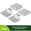 Roykaw Club Car DS Seat Hinge Plate Male & Female Kit for 1979-up Gas/Electric Golf Cart Models, Replaces OEM # 1012412, 1011652 view 2