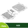 Roykaw Club Car DS Seat Hinge Plate Male & Female Kit for 1979-up Gas/Electric Golf Cart Models, Replaces OEM # 1012412, 1011652 view 3