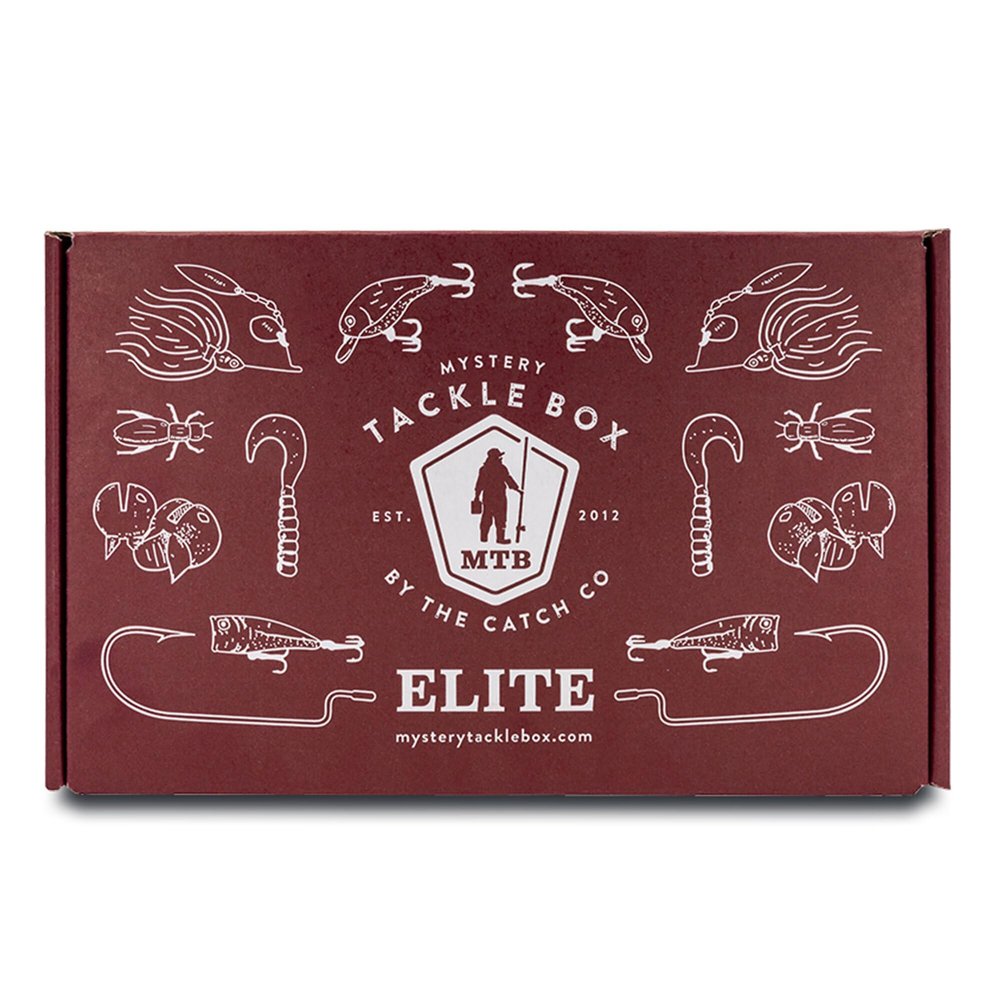 Catch Co Mystery Tackle Box ELITE Inshore Saltwater Fishing Kit | Redfish | Striped Bass| Snook | Speckled Trout | Flounder