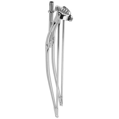 ALTALINE Bicycle Steel Chrome Plated 29" Straight Classic Spring Fork in Chrome Bike