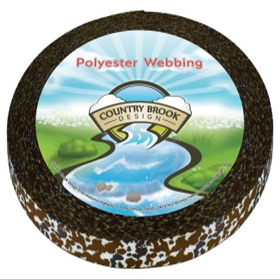 Country Brook Design - Cow Print Photo Quality Polyester (1/2 Inch, 50 Yards)