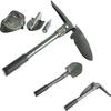 Folding Camping Survival Shovel with Pick 16" Garden Military Style Survival w/Pick Tool & Case view 1