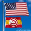 Atlanta Hawks Small 2x3 Foot Banner Flag view 2