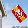 Atlanta Hawks Small 2x3 Foot Banner Flag view 3