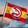 Atlanta Hawks Small 2x3 Foot Banner Flag view 4