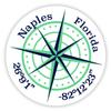 Naples Florida 2-Inch Vinyl Decal Sticker Latitude Longitude Compass Design view 1