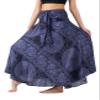 Long Skirts for Women Maxi Boho Skirt (Blossom Navy, 20-24 Plus) view 2