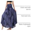 Long Skirts for Women Maxi Boho Skirt (Blossom Navy, 20-24 Plus) view 4