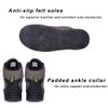 Kylebooker Men's Fishing Wading Boots Lightweight Anti-Slip Felt Soles Waders Shoes for Fly Fishing Green (Felt Sole, 10) view 4