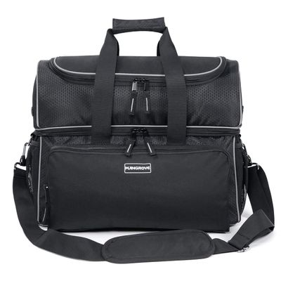 Mangrove 2 Ball Bowling Bag - Double Bowling Ball Bag with Dual Padded Holder & Mutiple Pockets - Fits Shoes Up to Mens Size 16 and Accessories