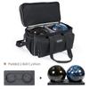 Mangrove 2 Ball Bowling Bag - Double Bowling Ball Bag with Dual Padded Holder & Mutiple Pockets - Fits Shoes Up to Mens Size 16 and Accessories view 4