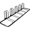 Retrospec Stash Rack 2, 4 & 5 Bike Floor Stand Bicycle Storage Organizer for Mountain Bike, Road Bike, Weather Resistant Fine Powder Steel Coating Fits Wheels up to 3", Black, 5 Bike view 1