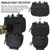 WYNEX Tactical Mag Admin Pouch, Molle Utility Tool Pouch Medical EMT Organizer with Triple Stacker Magazine Holder for M4 M16 Patch Included view 3