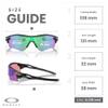 OAKLEY Radar Lock Path Asian Fit OO9206 Low Bridge 920636 38MM Matte Black/Prizm Golf Rectangular Sunglasses for Men Leash+ Bundle Accessory Leash Kit, Microfiber Pouch view 4
