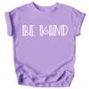 Be Kind Heart Letters Shirt for Baby & Toddler Youth Girls Purple Shirt 12 Months view 1