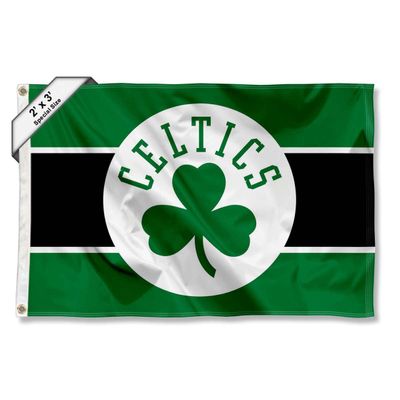 Boston Celtics Small 2x3 Foot Banner Flag