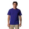 Mountain Hardwear Men's MHW Logo in a Box Short Sleeve, Klein Blue, Medium view 1