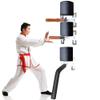 Wing Chun Wooden Man Pile, Wall Mounted Dummy for Home Martial Arts Training, Portable Device for Wall or Marble Surface view 1