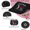botogift Funny Golf Towel, I Play Like A Girl Try to Keep up - Golf Gifts for Women, Golf Accessories for Women, Embroidered Towels for Bags with Clip, Black view 2
