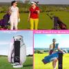 botogift Funny Golf Towel, I Play Like A Girl Try to Keep up - Golf Gifts for Women, Golf Accessories for Women, Embroidered Towels for Bags with Clip, Black view 3