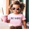Be Kind Heart Letters Shirt for Baby & Toddler Youth Girls Black on Pink Shirt Youth Small view 4