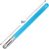 16 PCS Inflatable Laser Sword- LIYDE Inflatable Saber Toys Party Bags Stocking Stuffers Favors Fake Swords for Cosplay Themed Party (BlueRed) view 3