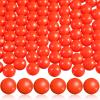 Civaner 150 x 68/61 Caliber Projectiles for Defense and Practice Reusable 68 Breaker Paintballs Solid Plastic Nylon Projectiles(Orange,68 Caliber) view 1