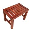 Spa Bench Wood Seat Stool Foot Rest Storage Shelf Home Bath Stool Wooden Bathroom Non-Slip Bench Old Man Bath Seat Bathtub Seat Disabled Handrail Non-Slip Shower Chair/Pregnant Woman Bath Stool view 1