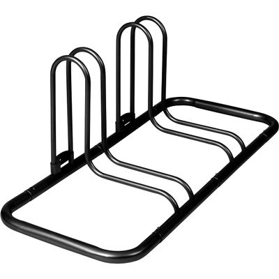 Retrospec Stash Rack Floor Stand Bike Storage for Mountain, Road & Kids Bicycles - Weather Resistant Steel Garage Bike Rack with Tool-Free Assembly & Universal Compatibility