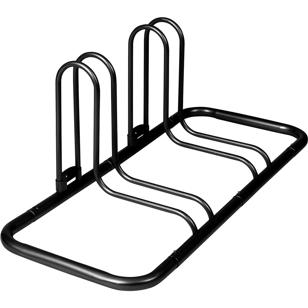 Retrospec Stash Rack Floor Stand Bike Storage for Mountain, Road & Kids Bicycles - Weather Resistant Steel Garage Bike Rack with Tool-Free Assembly & Universal Compatibility