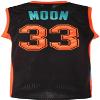 BOROLIN Mens Basketball Jersey #33 Jackie Moon Flint Tropics 90s Movie Shirts (Black, Small) view 2