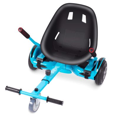 Pelliot Hoverboard Seat Attachment-Fits Self Balancing Scooter Accessories-Go Cart Frame (Navy Blue)
