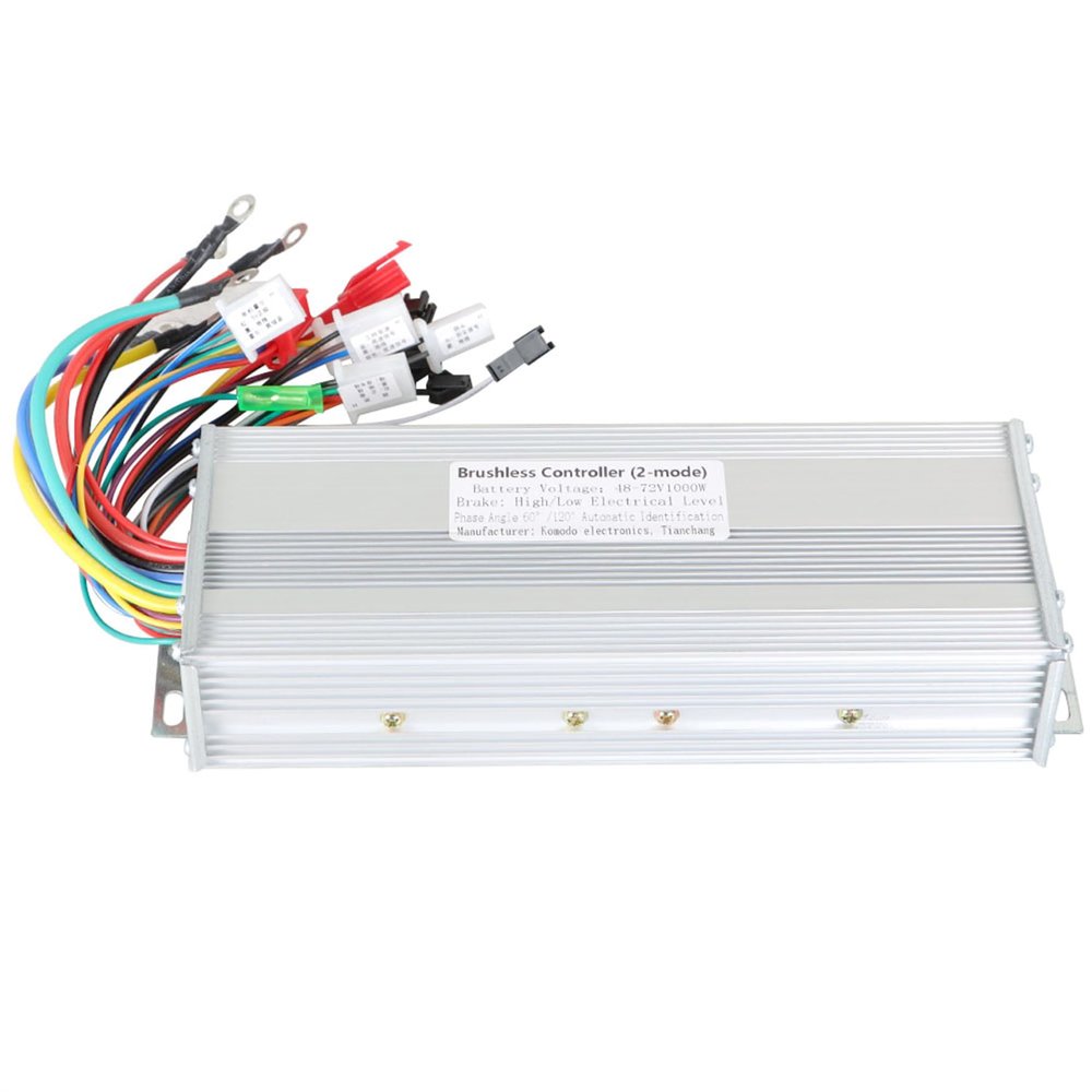 WFLNHB 48-72V 1000W Brushless DC Electric Motor Speed Control Box(2-Mode) for Electric Bicycle Scooter Square Wave Controller