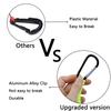 8M0092850 Boat Kill Switch Lanyard Replacement for Mercruiser Marine Boat Emergency Stop Switch Safety Lanyard Cord 49 Inch/125 Long -Replace 15920T54 15920A54 (Aluminum Alloy Clip Green 1Pcs) view 2