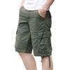Maiyifu-GJ Mens Outdoor Casual Cargo Shorts Lightweight Multi Pocket Short Pants Relaxed Fit Summer Hiking Military Short (Green,32) view 1
