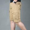 Maiyifu-GJ Mens Outdoor Casual Cargo Shorts Lightweight Multi Pocket Short Pants Relaxed Fit Summer Hiking Military Short (Khaki,42) view 2